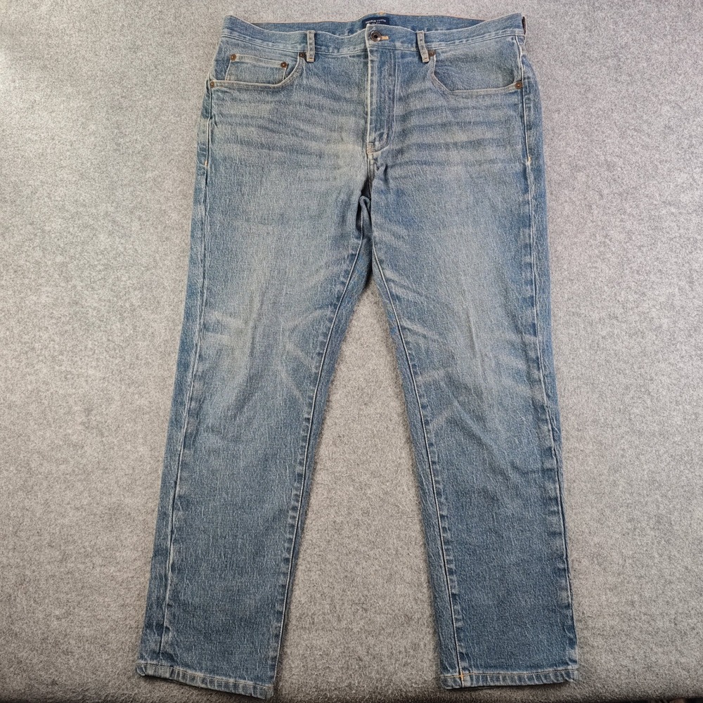 Proper Cloth Straight Leg Jeans Mens 36x29 Blue Medium Wash Denim Cotton